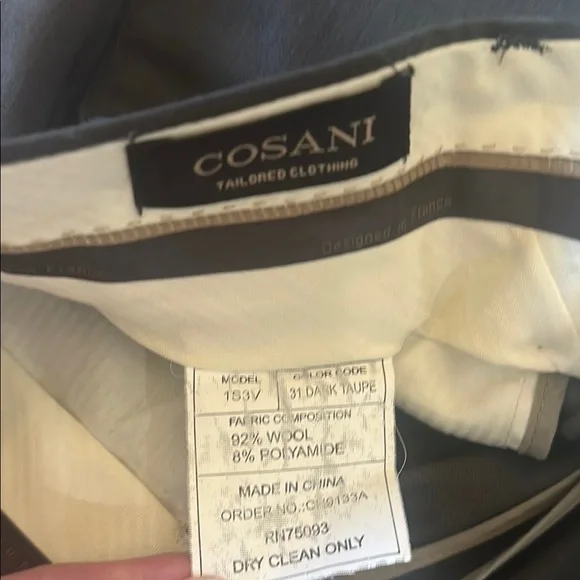 Men's Cosani 3 piece suit set complete with button down shirt and tie! - Picture 16 of 16